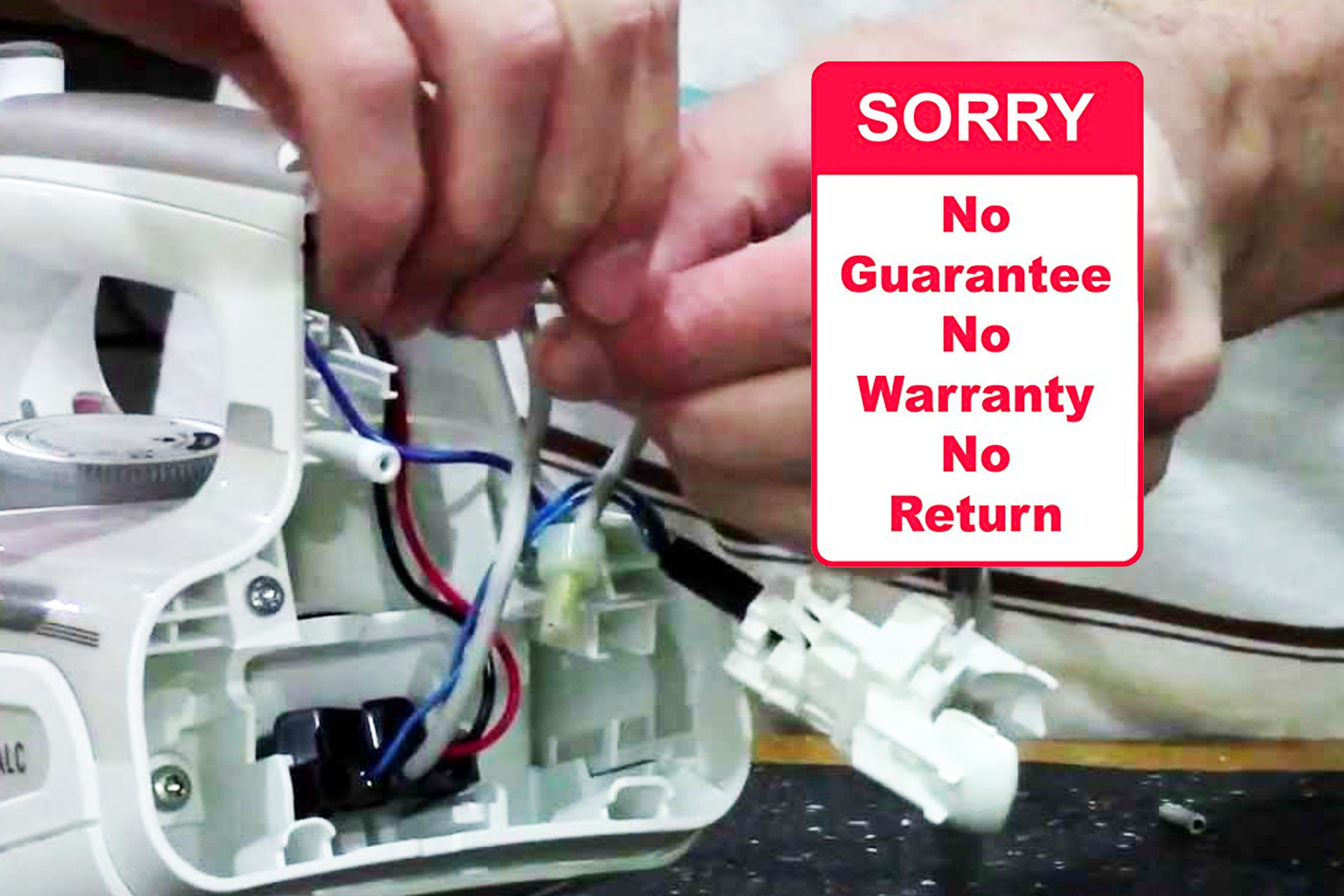 No Warranty Steam Iron Repair 